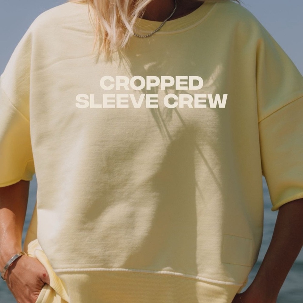 Daily Drills Set- Lemonade - XS/S - Cropped Sleeve Crew ONLY!!!